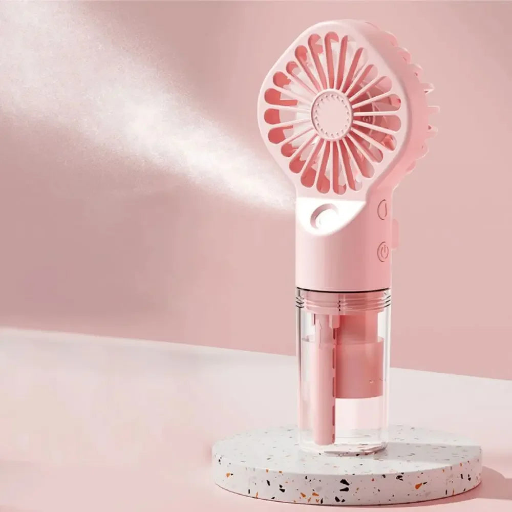 Portable Handheld Water Spray Mist Fan