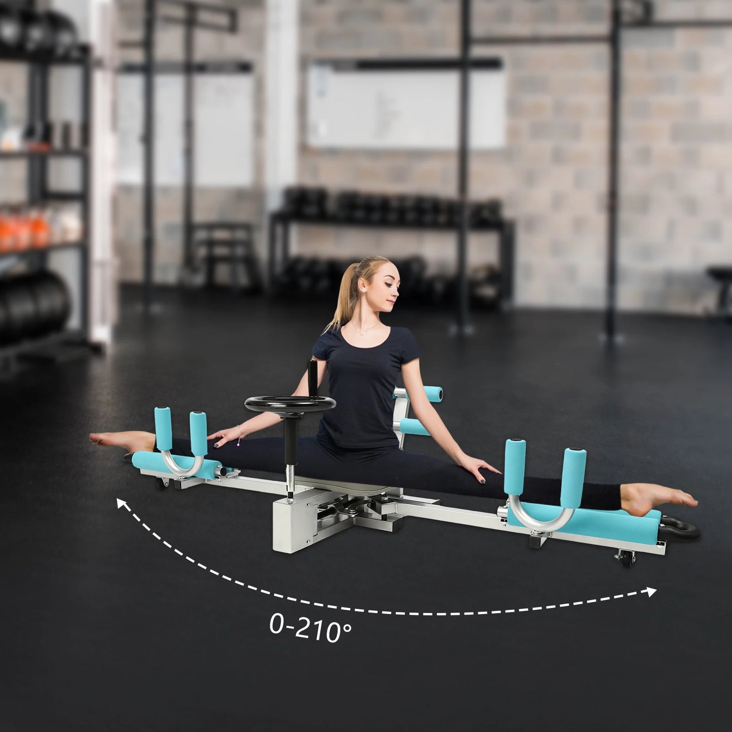 Leg Stretcher, 330.7lbs Heavy Duty Split Machine Flexibility Stretching Equipment, Leg Stretching Training Machine
