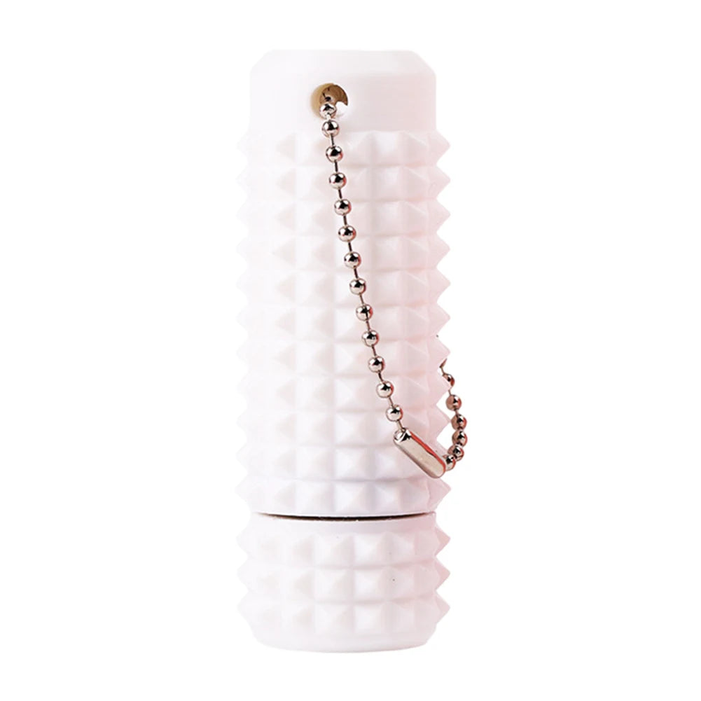 Spiky Grippie Stim Keychain 3D Printed Calming Keychain Roller Spiky Grippie Stim Keyring for  and Boost Focus