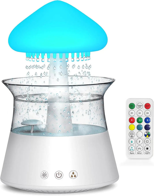 Cloud Humidifier With Rain Sounds And Remote Control For Bedroom