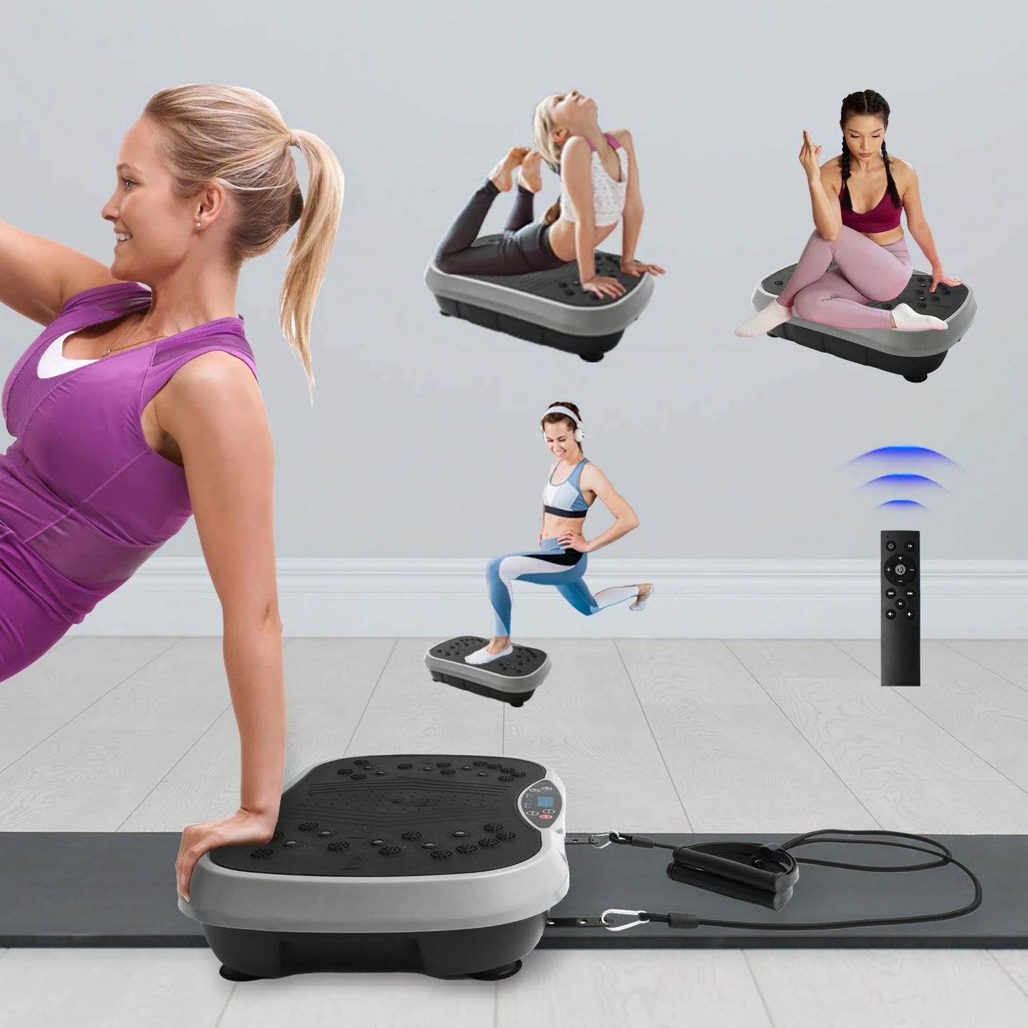 Vibration Plate Exercise Machine For Fat Burning And Full Body Workout At Home