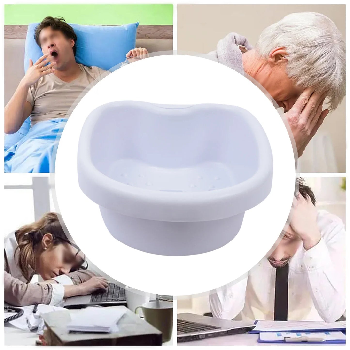Portable Ionic Detox Foot Bath Cleanse Spa Ion Kit Machine with Tub Basin Array Timer Function and Massage Bumps for Home