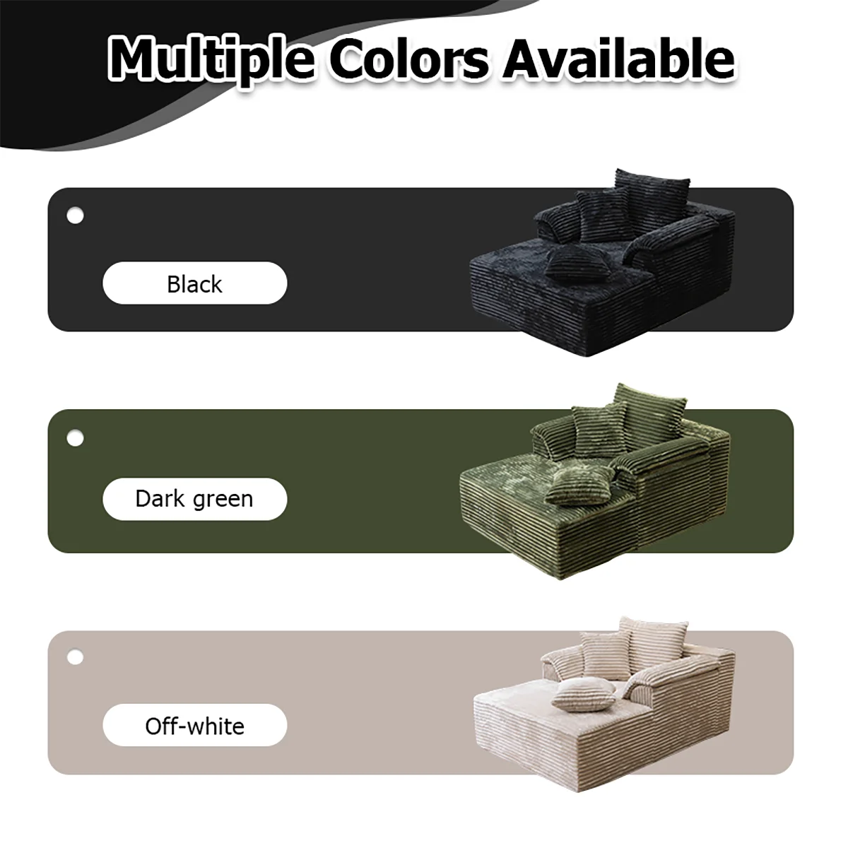 Minimalist Sofa Bed With Cushions No Assembly For Living Room