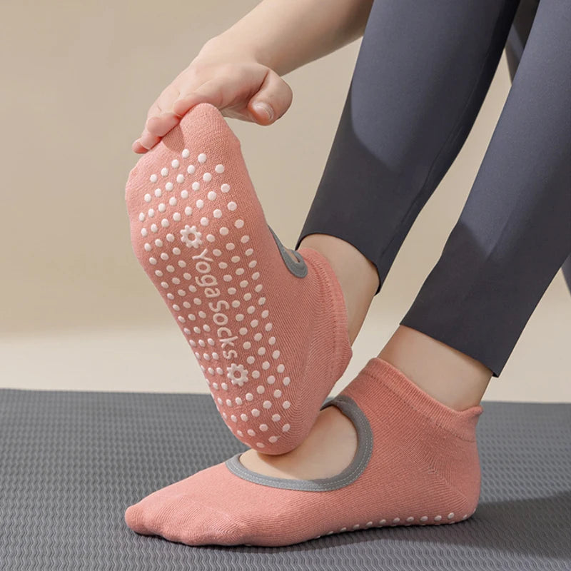 Dreamlikelin Yoga Pilates Socks With Silicone Grip For Women