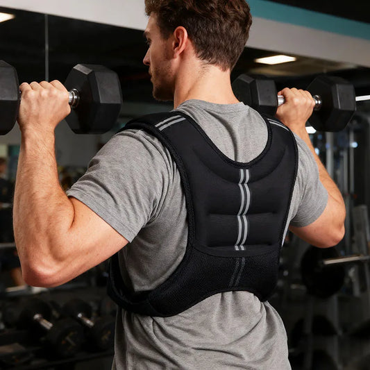 Reflective Weighted Running Vest, 5 to 10 kg