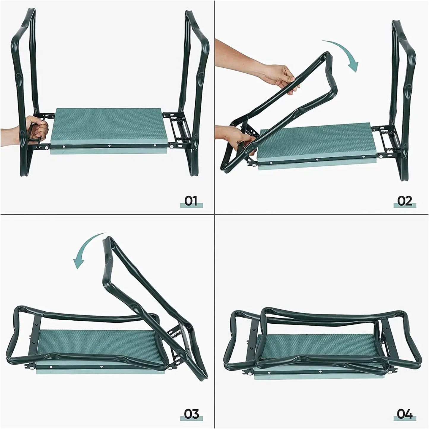 Garden Kneeler And Seat With Foam EVA Kneeling Pad