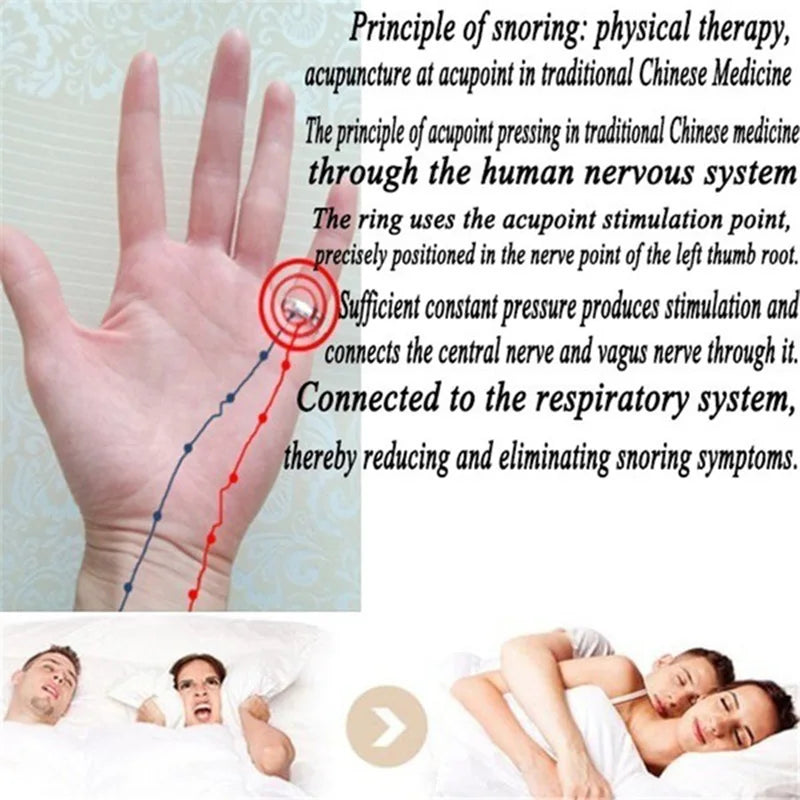 Acupressure Sleep Ring for Quieter Nights