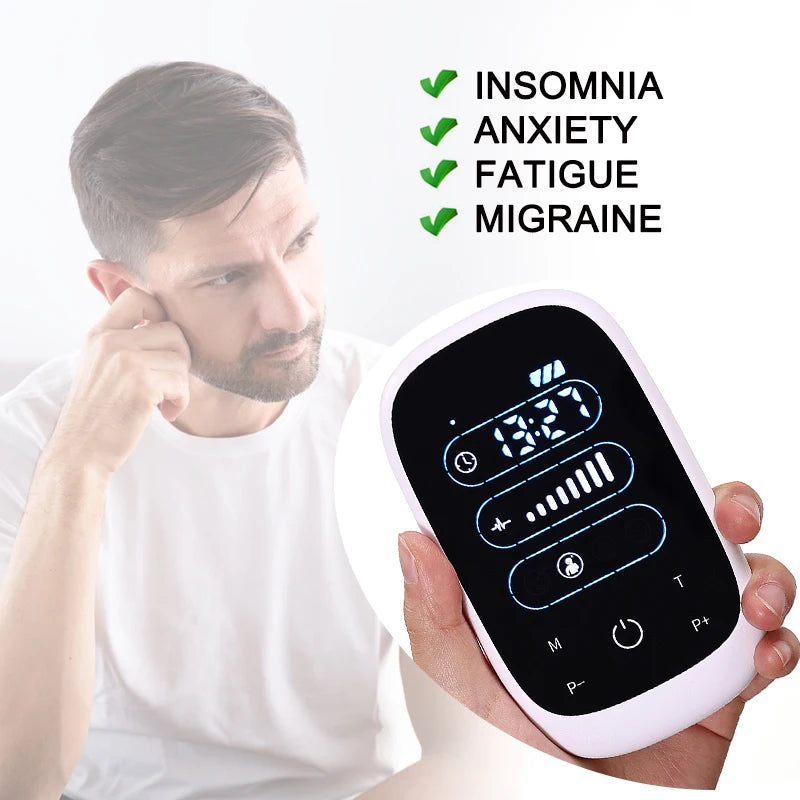 ATANG CES Insomnia Therapy Brain Stimulation Ear Clip