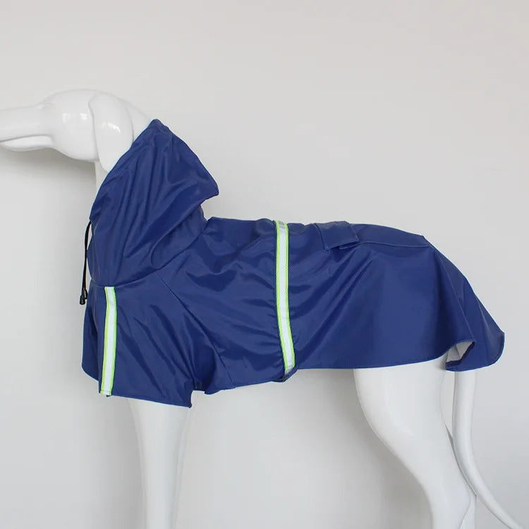 Reflective Hooded Waterproof Dog Raincoat