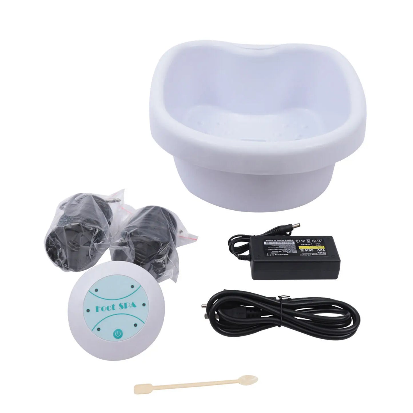 Portable Ionic Detox Foot Bath Cleanse Spa Ion Kit Machine with Tub Basin Array Timer Function and Massage Bumps for Home