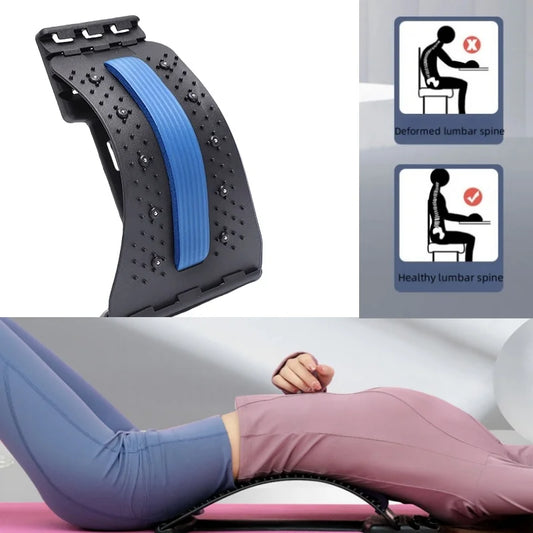 Brangdy Back Stretcher Pain Relief Multi Level Adjustable Massager