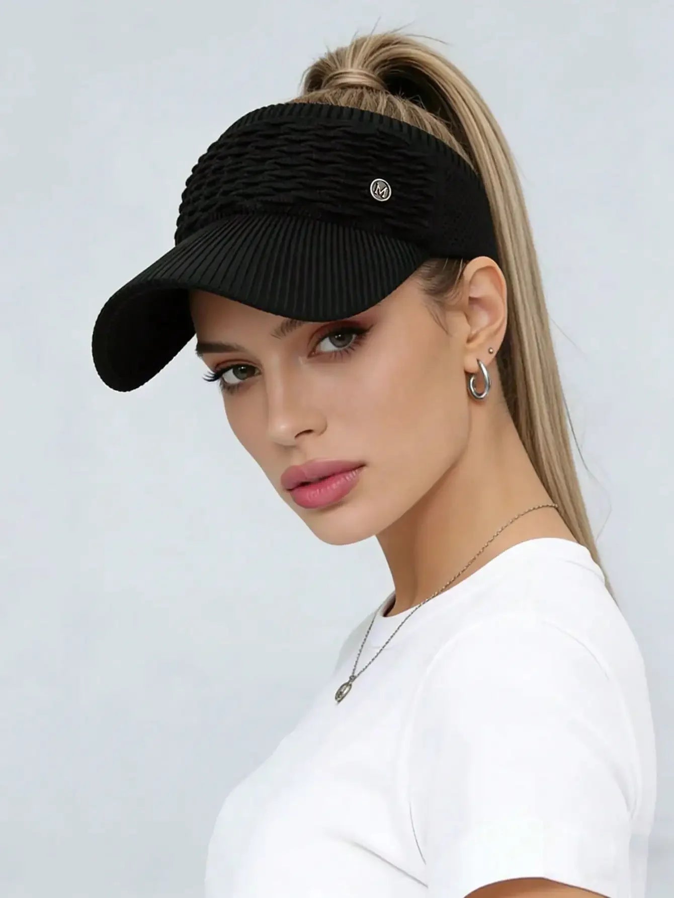 Unisex Adjustable Sun Visor Hat Breathable Sun Protection Cap