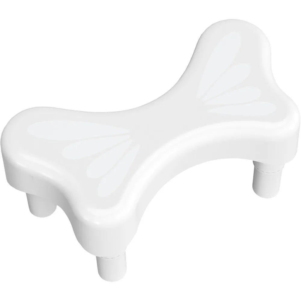 Curved Toilet Foot Stool for Better Posture