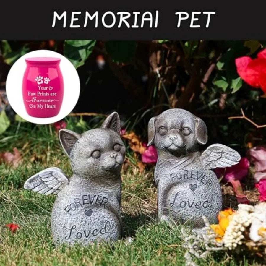Pet Urns for Dogs Ashes, Memorial Urns Small Urn for Pet Ashes, Mini Cremation Keepsake Urn for Dog Cat to Remember Your Love