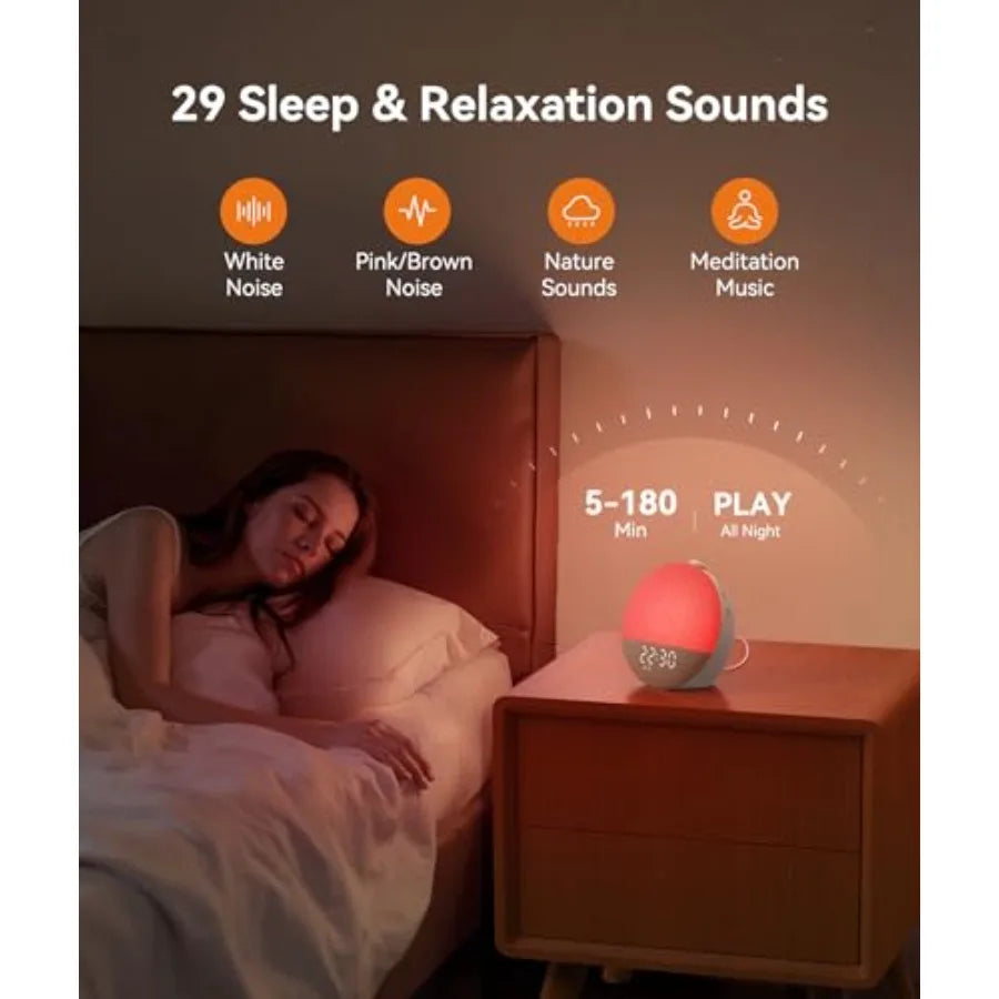 Sunrise Alarm Clock with Sleep Sounds
