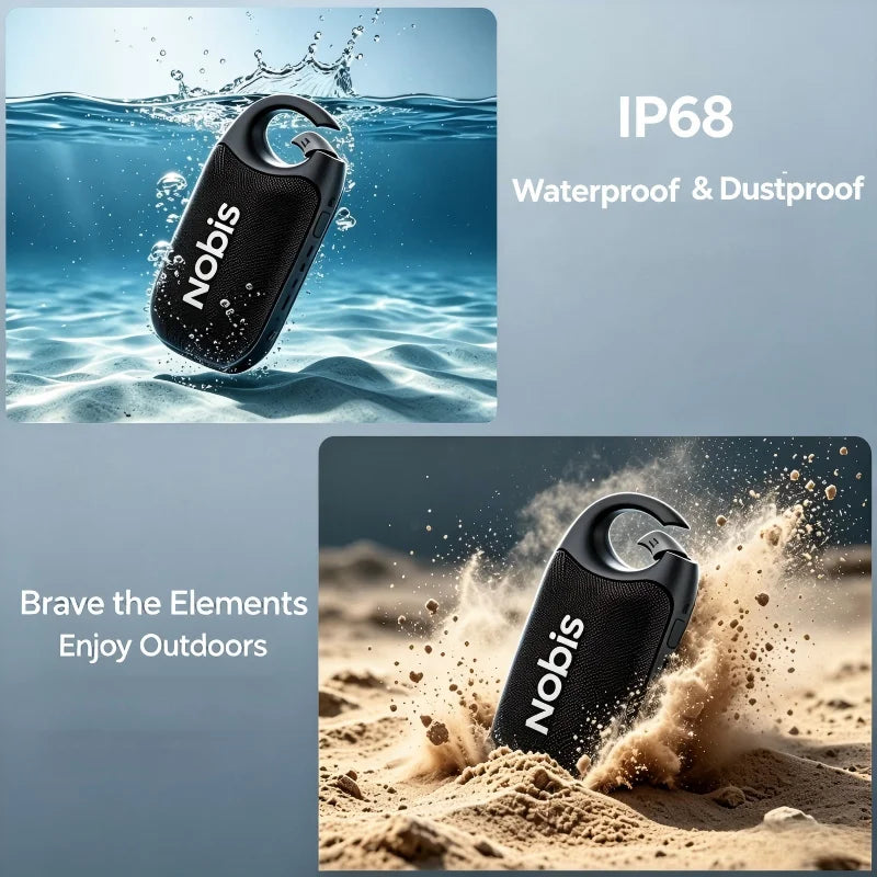Nobis IP68 Waterproof Bluetooth Speaker With Touch Control