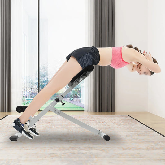 Hyperextension Bench 5 Stage Adjustable For Core Back Abdominal Workout