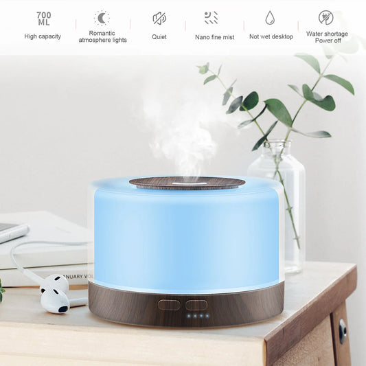 550ml Ultrasonic Essential Oil Diffuser Set