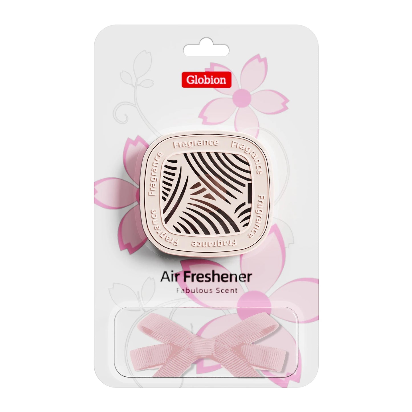 Lavender And Cotton Car Diffuser Hanging Freshener With Vent Clip