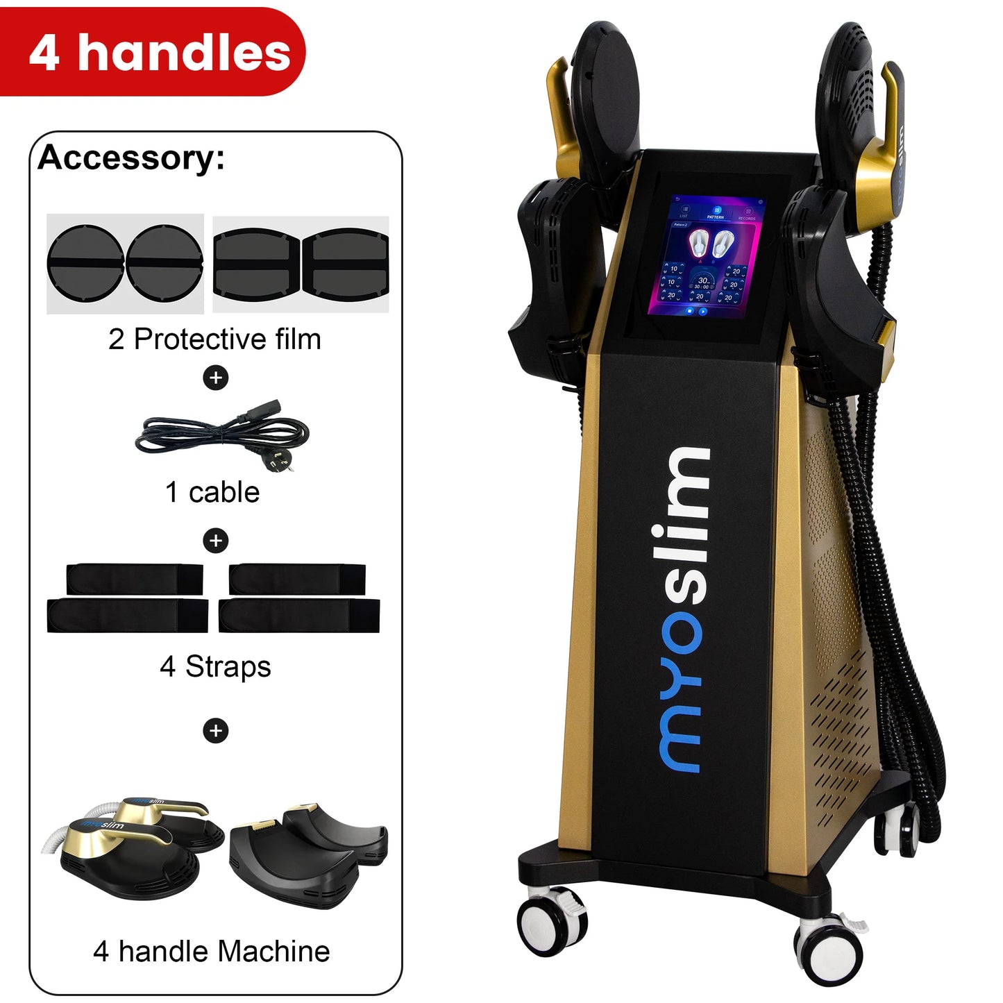 EMS Body Slimming Machine Electrical Muscle Stimulation for Sculpting Fat Burning Weight Control Carving Fitness Equipment