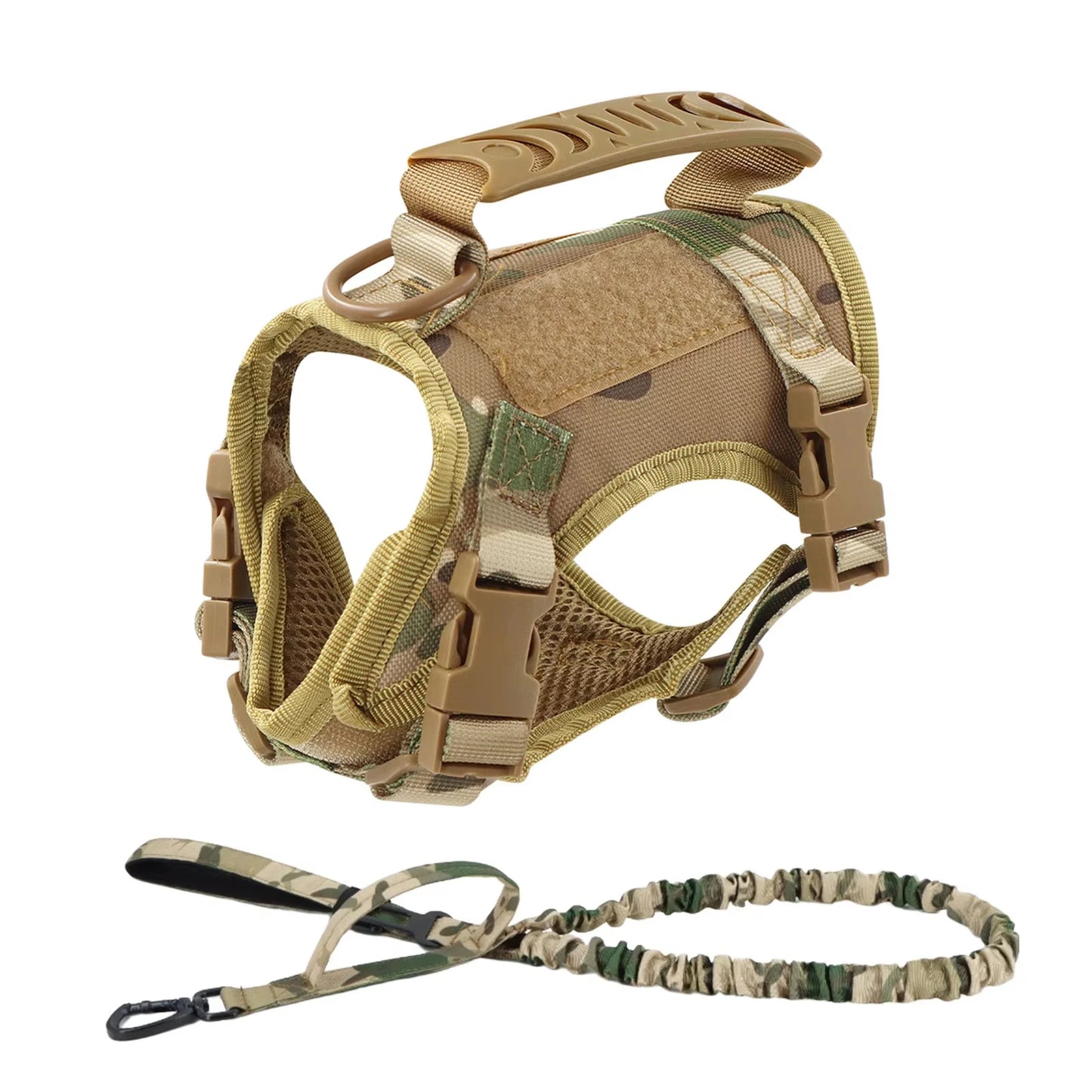 Tactical Cat Harness And Leashes For Small Dog Puppy Vest Straps with Handle Harnesses Training Adjustable Pet Accessories