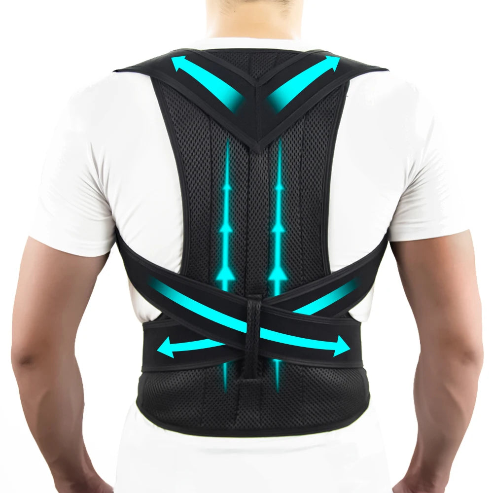Adjustable Posture Support Back Brace