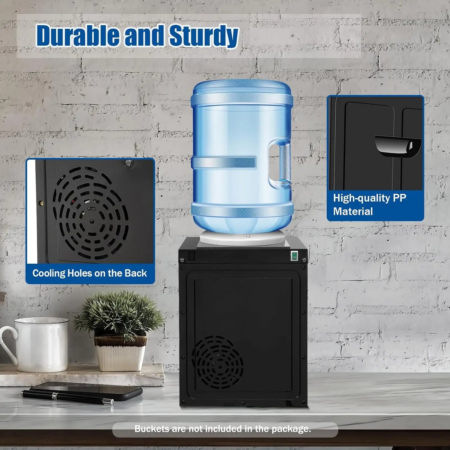 Electric Hot Cold Water Dispenser 5 Gallon Countertop Home Office