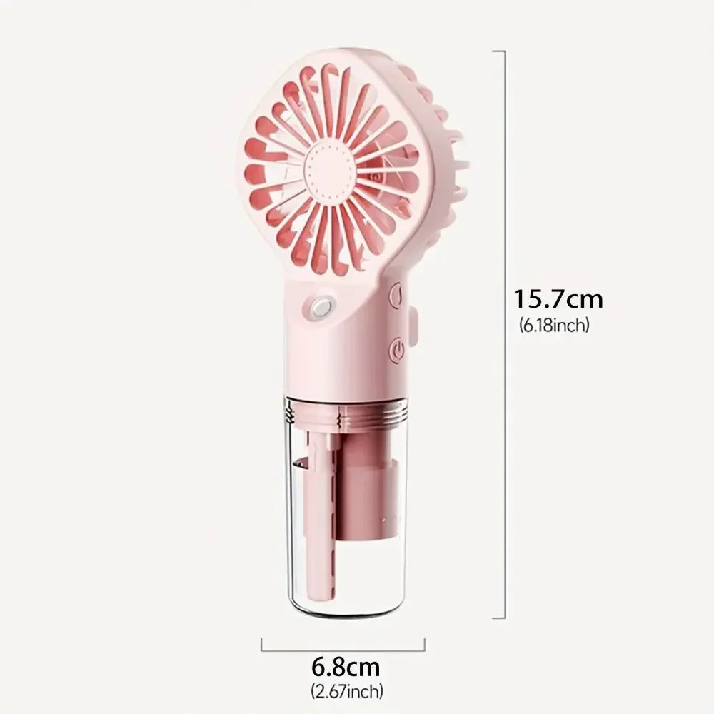 Portable Handheld Water Spray Mist Fan