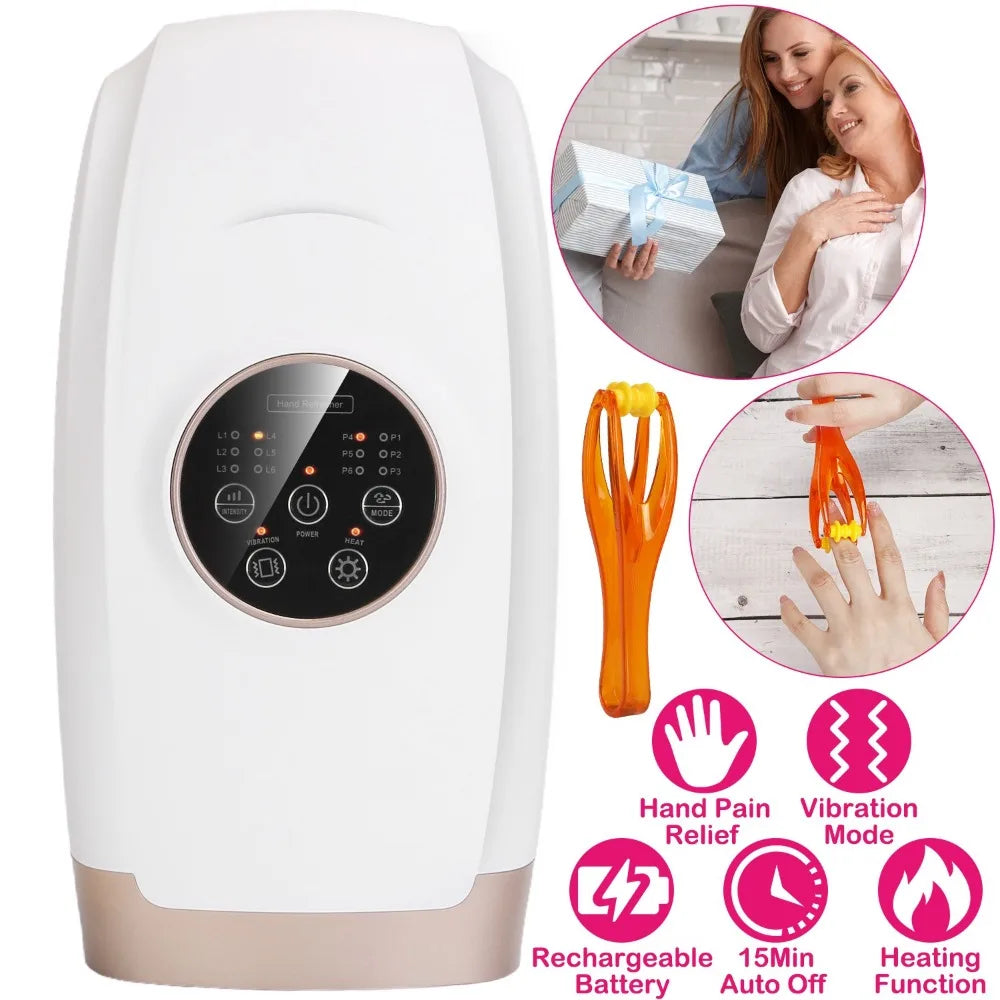 Cordless Hand Massager With Air Compression And Heat
