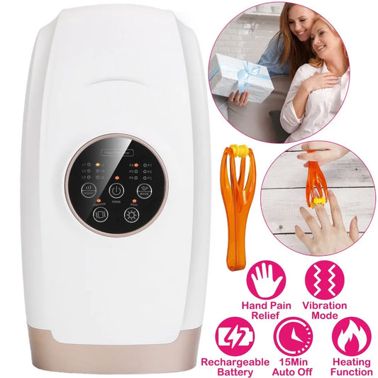 Cordless Hand Massager With Air Compression And Heat