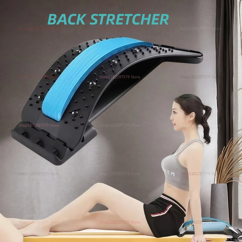 Brangdy Back Stretcher Pain Relief Multi Level Adjustable Massager