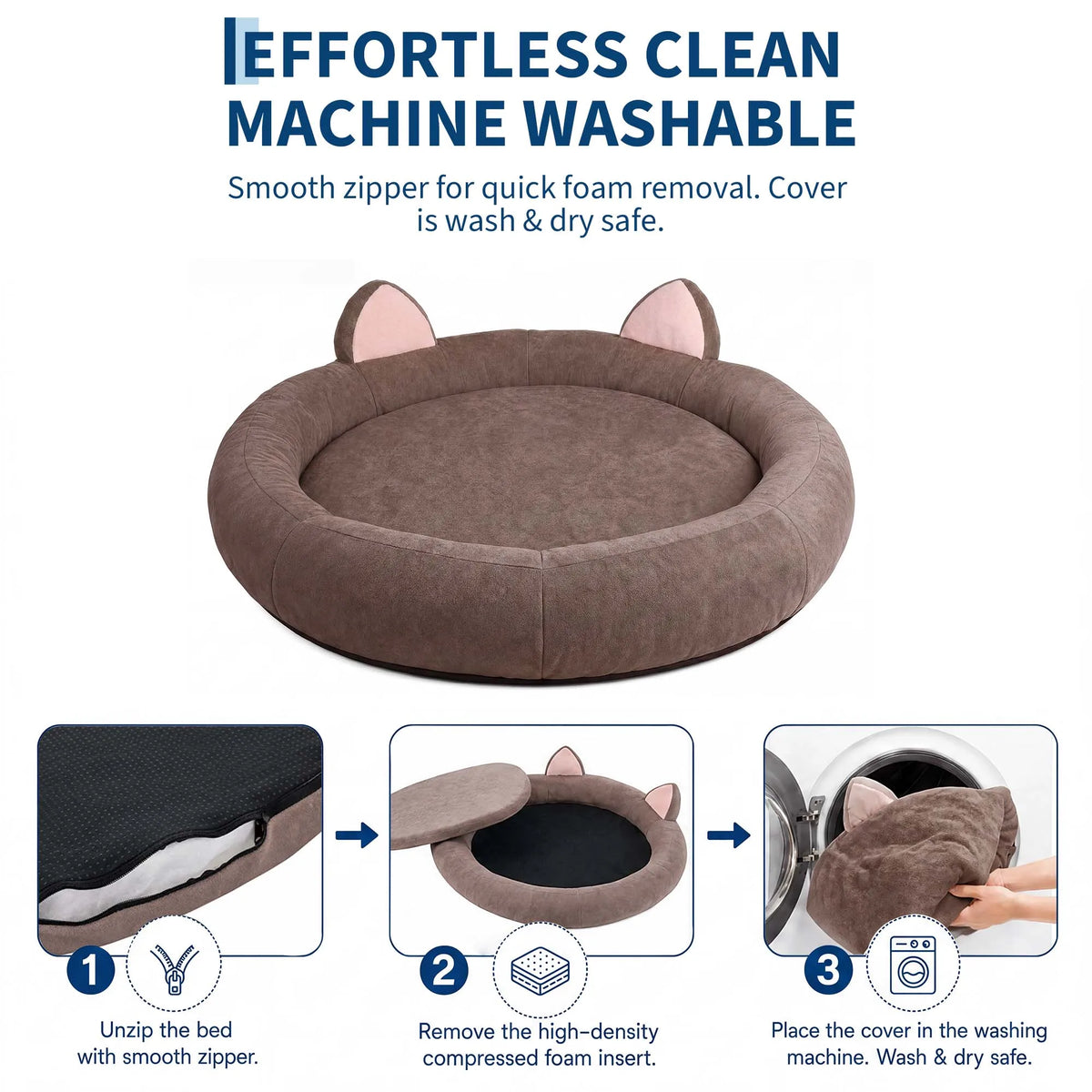 Orthopedic Memory Foam Dog Bed for Extra Large Dogs