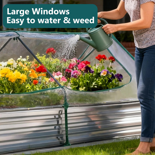 Galvanized Metal Raised Garden Bed