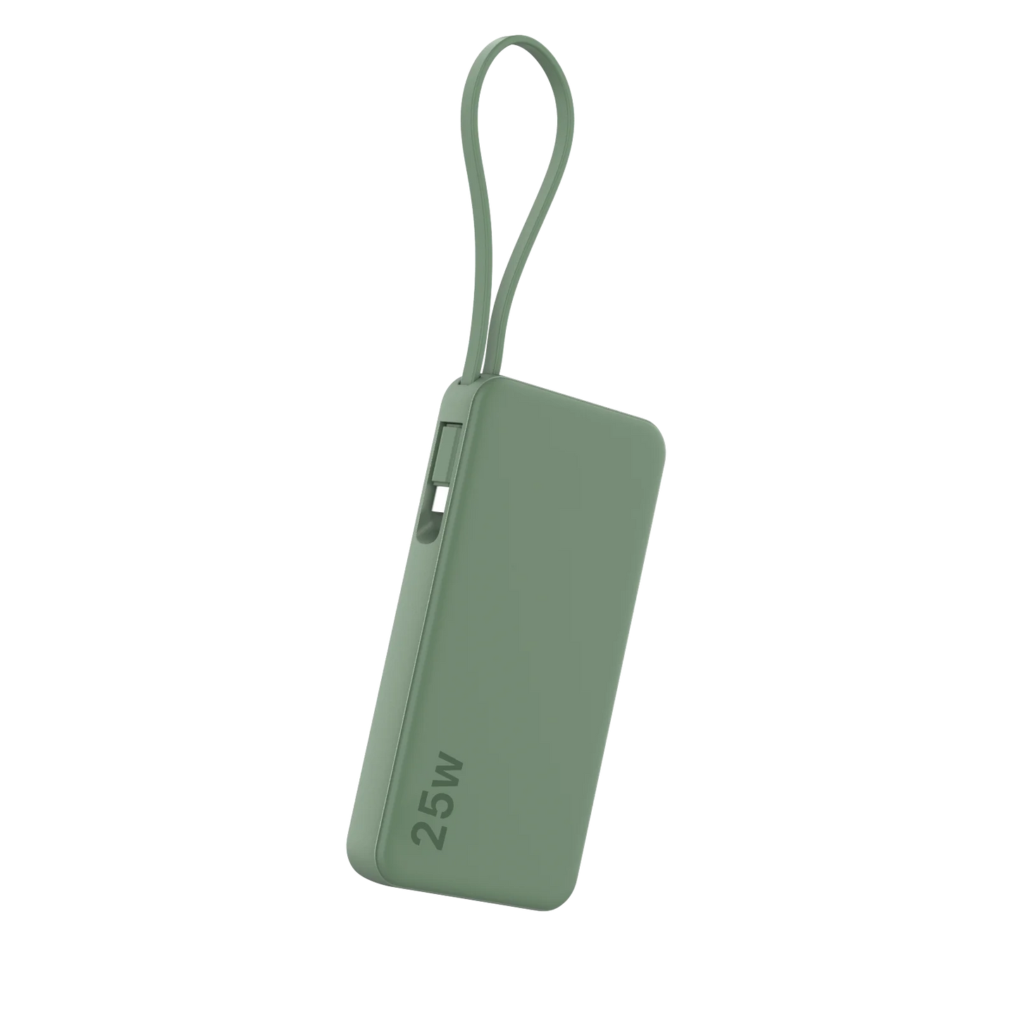 JUOVI 10000mAh Power Bank Built In Cable 25W Fast Charging Portable Charger External Battery For iPhone Samsung Travel Camping