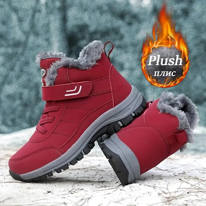 Women's Fleece-Lined Mid-Calf Snow Boots