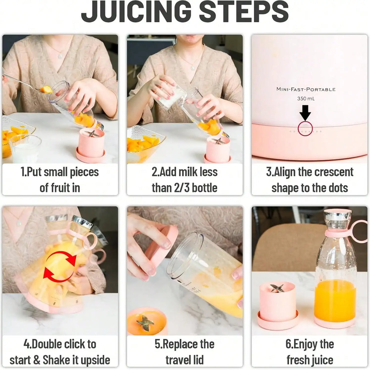 Portable Blender with 12 oz Travel Cup