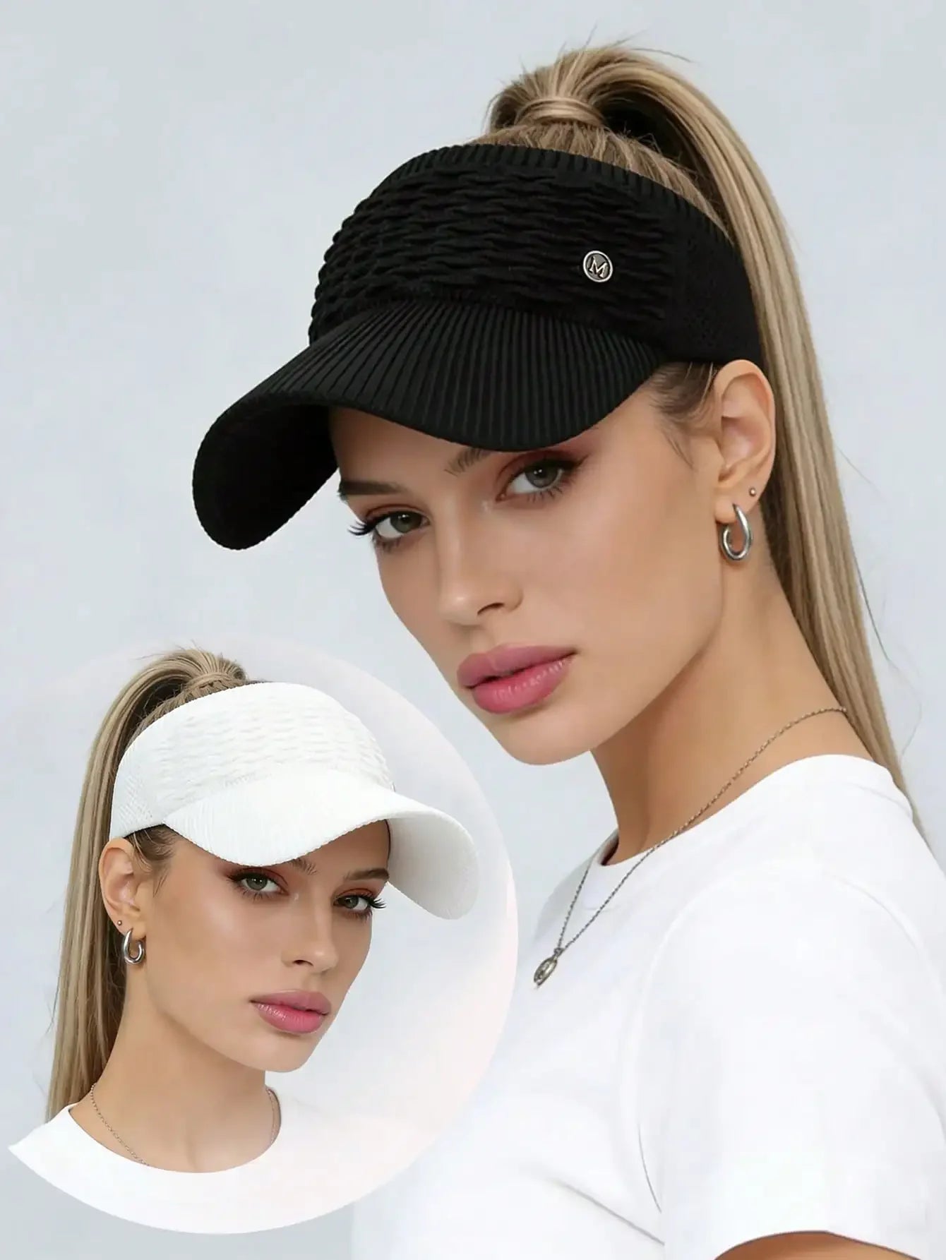 Unisex Adjustable Sun Visor Hat Breathable Sun Protection Cap