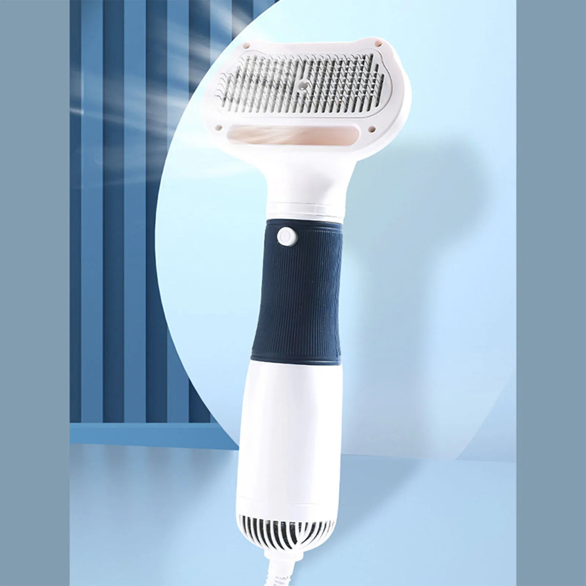 3-in-1 Low Noise Pet Hair Dryer Brush, 600W