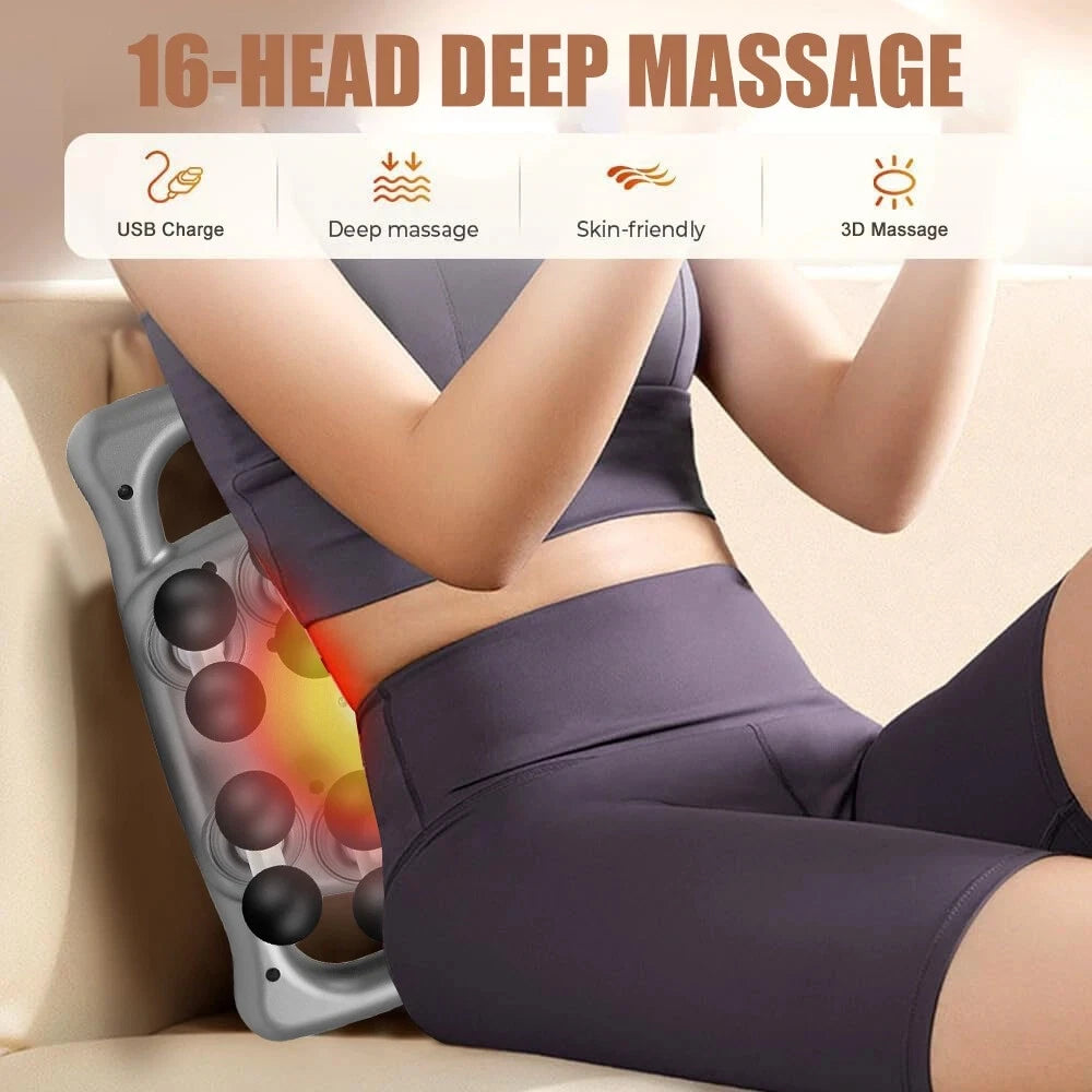 16-Speed Fascia Gun, 9 Modes 99 Levels Intensity Adjustment, 66LB Deep Tissue Percussion Massager, 90 Minute Working Time, 2000mhA Massage Gun Ideal for Shoulders, Legs, Feet, And Body