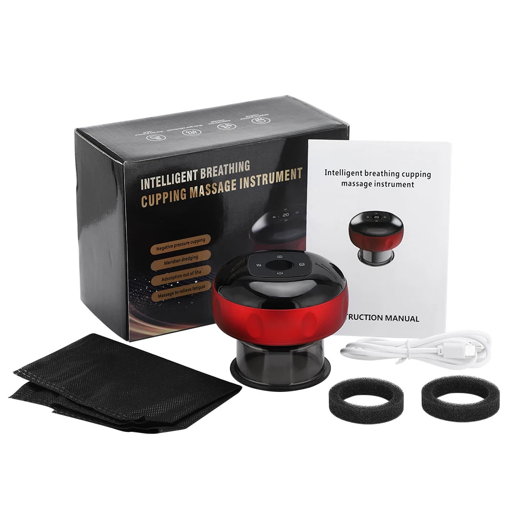Rechargeable Smart Cupping Massager with Heat