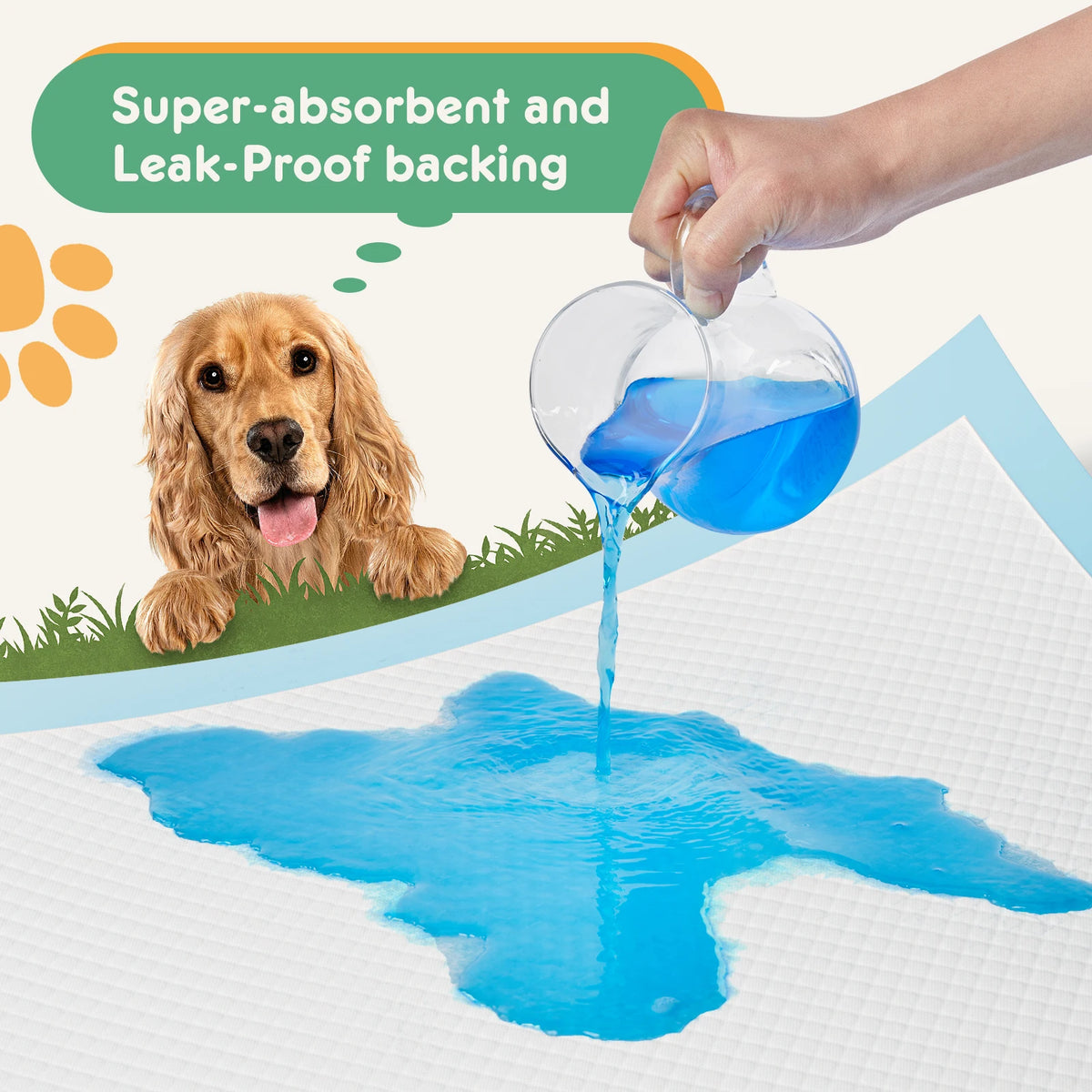 Disposable Dog Training Pee Pads, 22 x 22 in