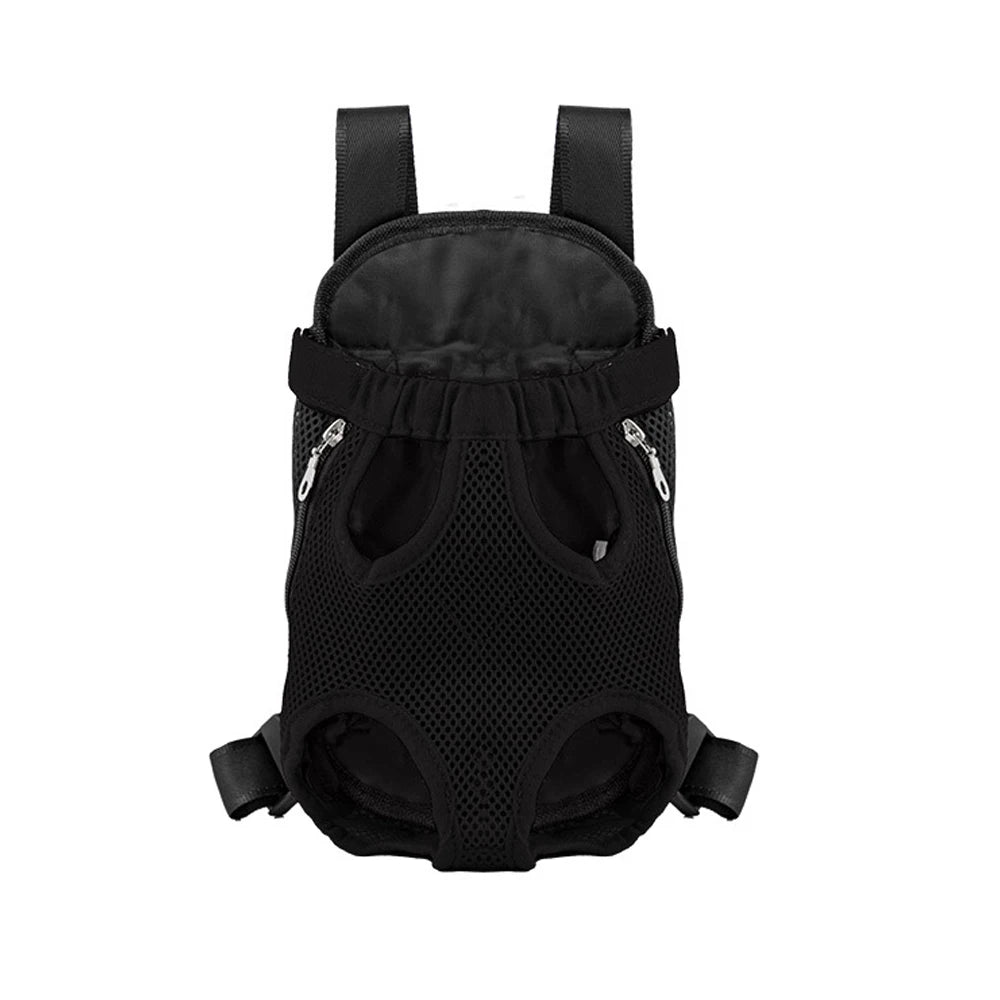 Adjustable Cat Carrier Backpack For Pets Outdoor Travel Double Shoulder Bag