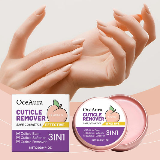 Ouhoe Peach Scented Hand Cream Moisturizing Nail Care Cuticle Softener