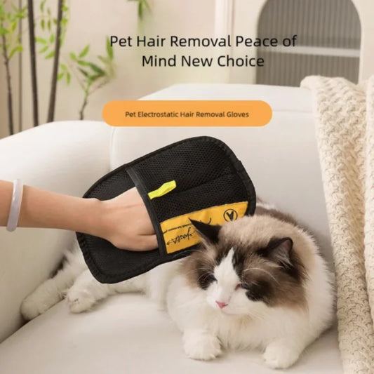 Reusable Pet Hair Removal Gloves for Sofa and Carpet