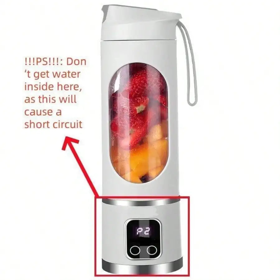 Portable Rechargeable Glass Jar Blender