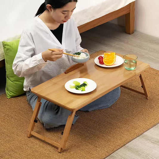 Folding Bamboo Laptop Desk for Bed and Sofa