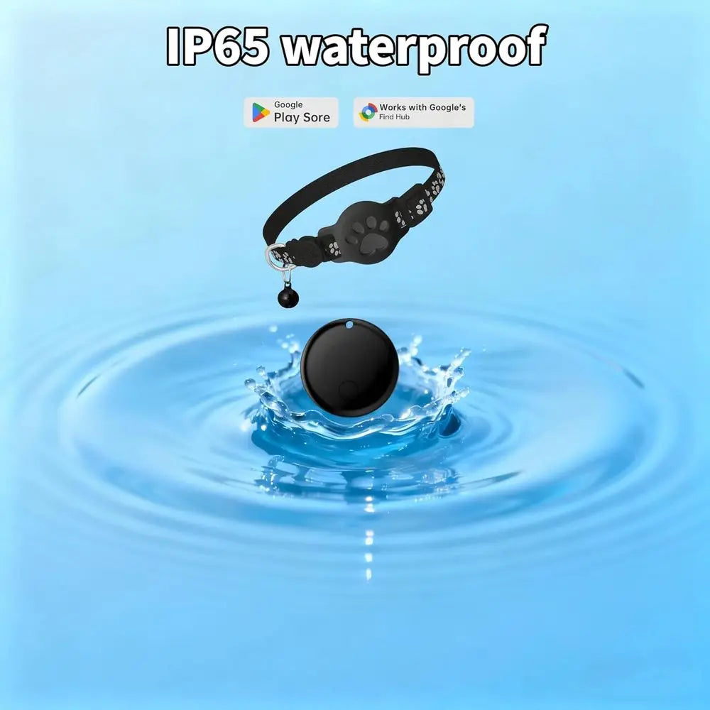 Pet Tracker GPS Cat Collar Android Waterproof No Monthly Fee