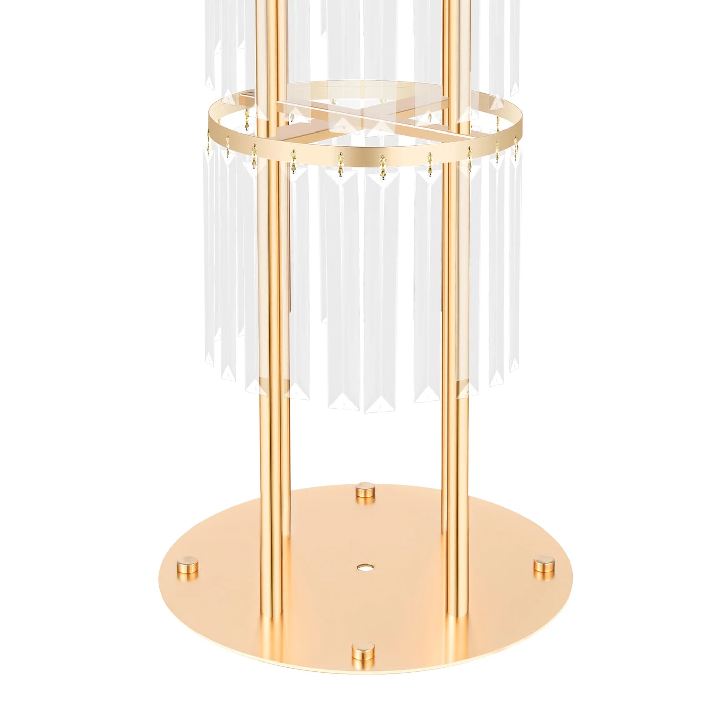 Bymaocar Crystal Flower Stand Wedding Centerpiece