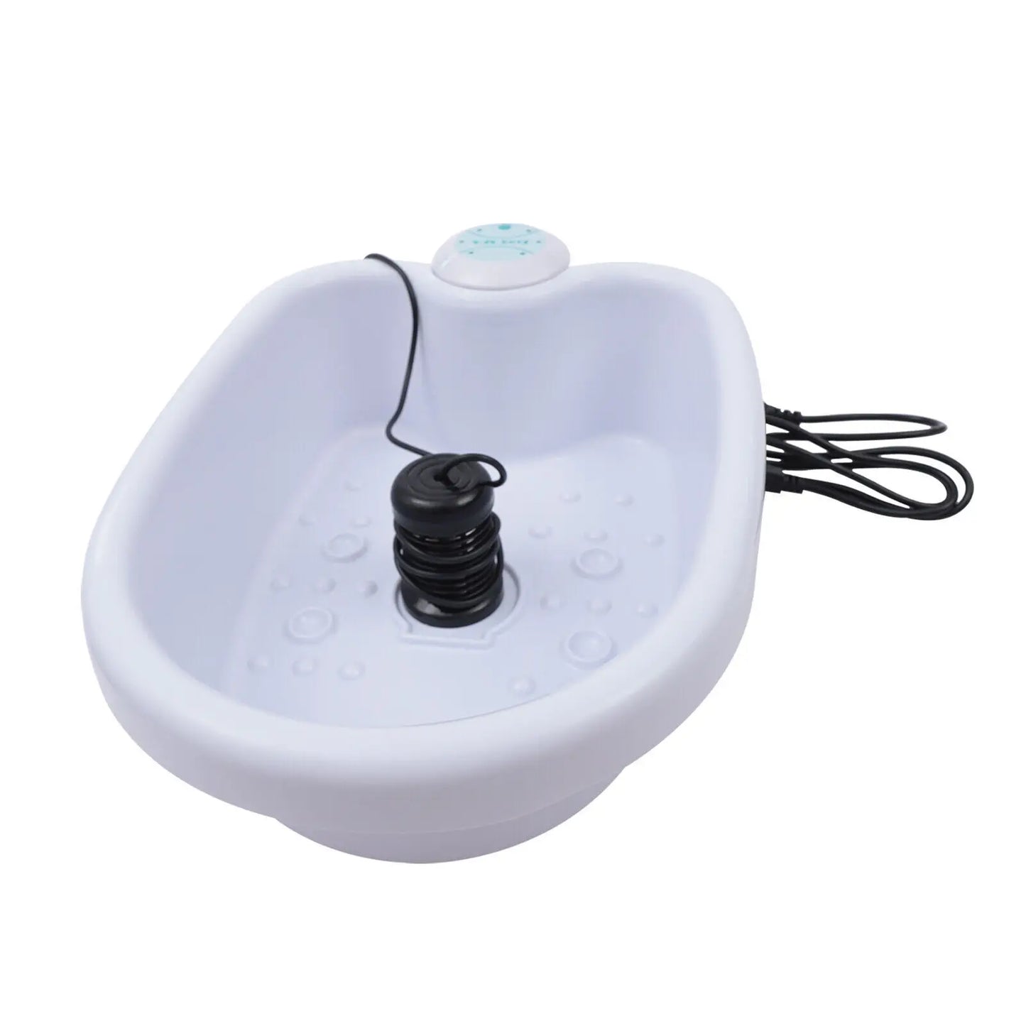 Portable Ionic Detox Foot Bath Cleanse Spa Ion Kit Machine with Tub Basin Array Timer Function and Massage Bumps for Home