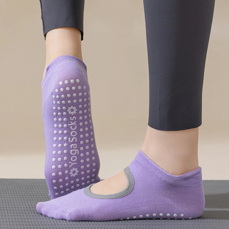 Dreamlikelin Yoga Pilates Socks With Silicone Grip For Women
